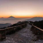 scenic trail mountain overlook morning light