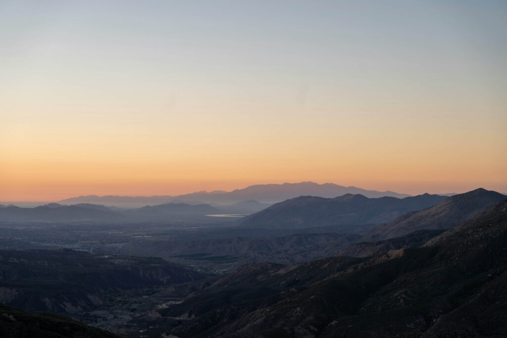 sunrise light over mountain valley opportunity