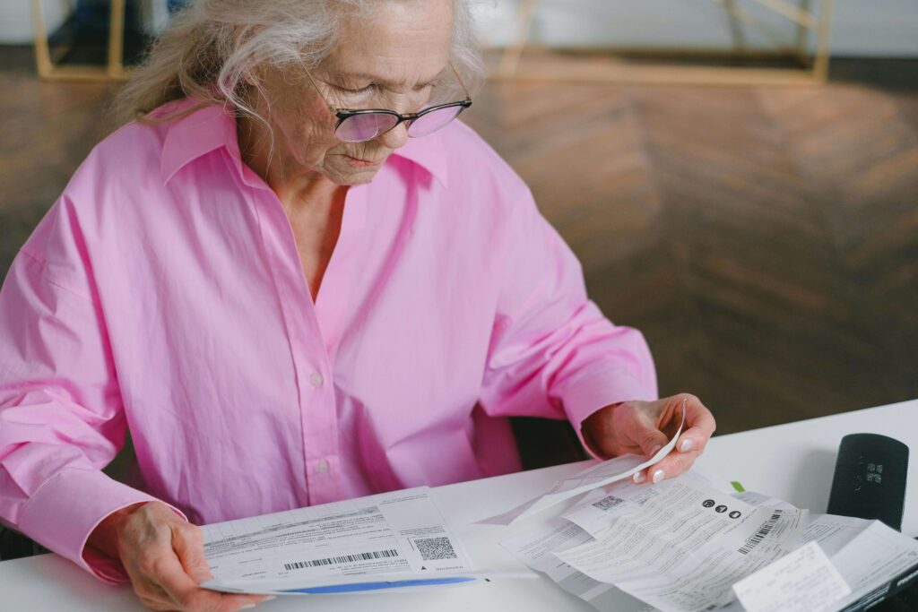 pension documents organized planning