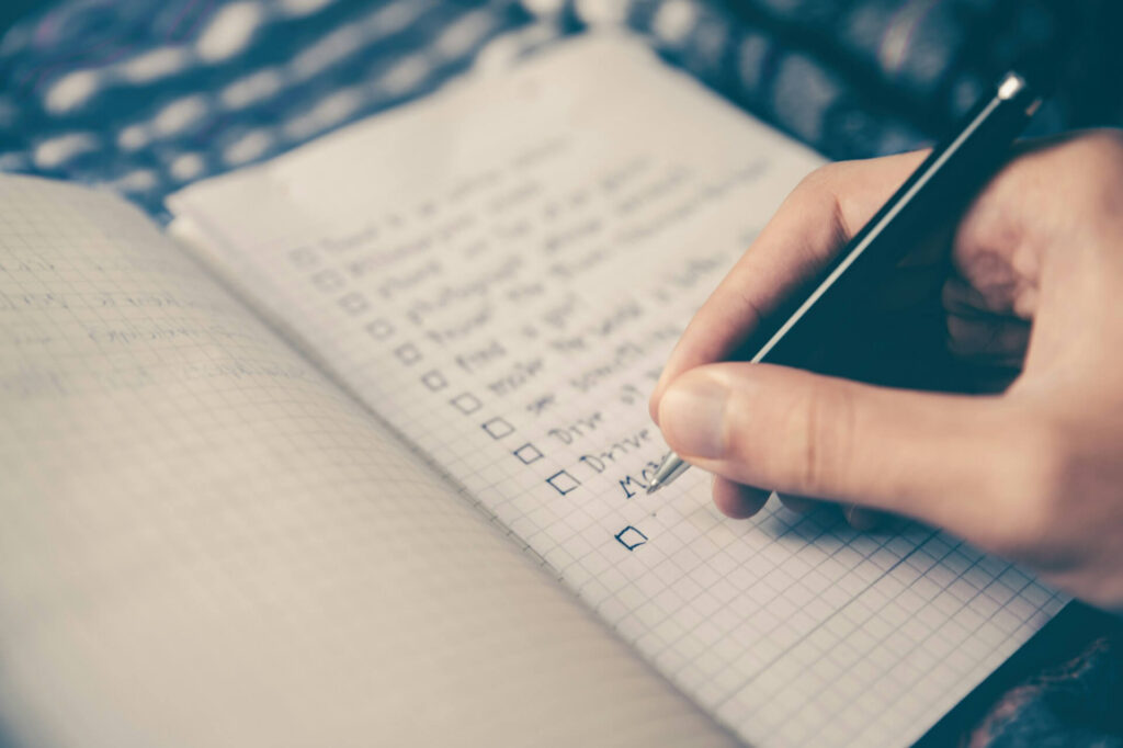 priorities ranking planning list