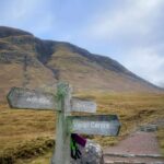 three paths mountain signpost